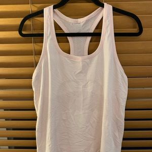 Light Pink Lululemon Workout Tank Size 12